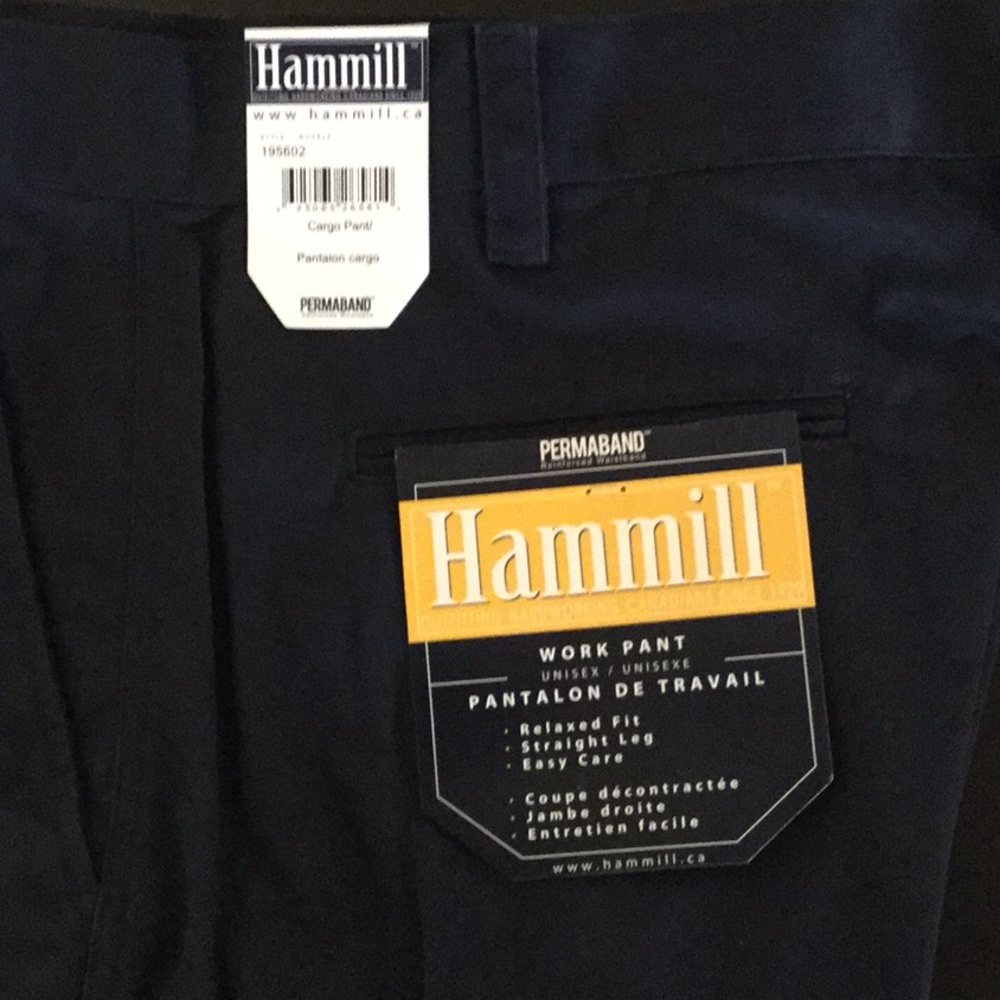 NEW Hammill navy blue Cargo Pants- Unisex - Picture 4 of 8